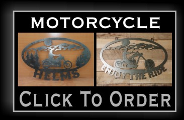 Metal Motorcycle Signs NJ